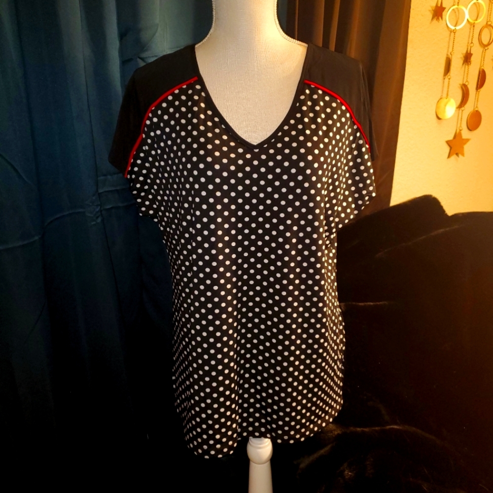 Pin-up Style Polka Dot Top